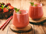 Erfrischender Abnehm-Genuss mit dem myLINE Erdbeer-Minz-Smoothie