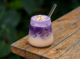 myLINE Ube Latte: Trendiger lila Genuss zum Abnehmen