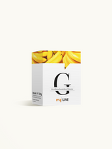 Eine Packung myLINE Geschmacksvariation Banane
