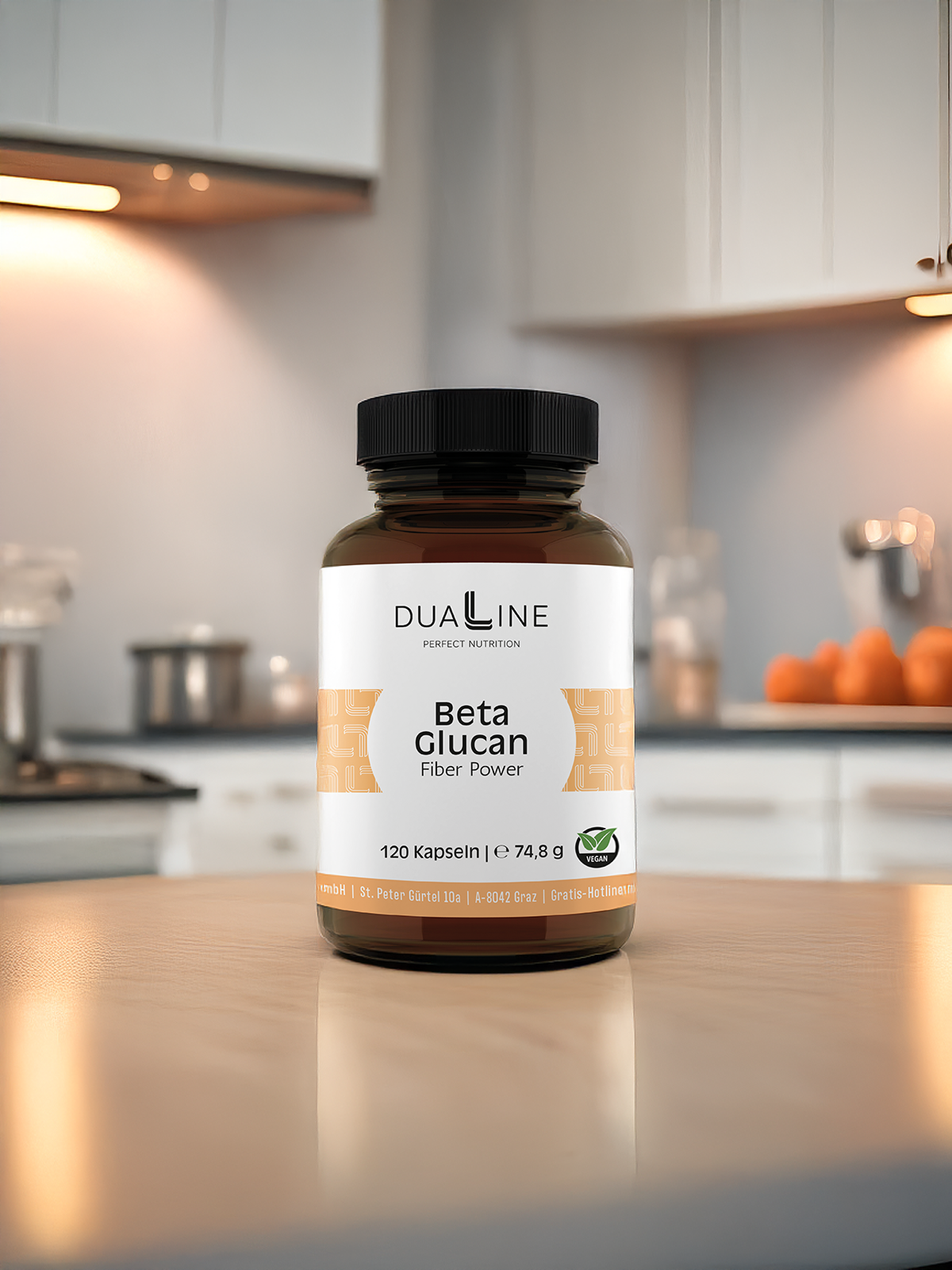 Eine Dose Beta Glucan Fiber Power in der Küche