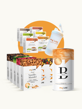 BleibSchlank Paket von myLINE – Shakes, Riegel und Genussgerichte, wie Pasta Bolognese, zur Gewichtskontrolle und Unterstützung beim Abnehmen. Inklusive gratis Shaker.