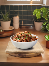 Eine Schüssel mit myLINE Gerührter Cottage Pie zum Abnehmen