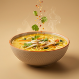 Pikanter Curry Nudel Topf
