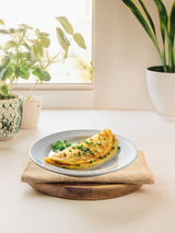 Ein Teller mit dem myLINE Schlemmer-Omelett zum Abnehmen