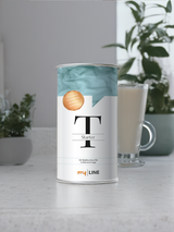 1 Dose myLINE Starter mit fertigem Shake auf einem Tisch