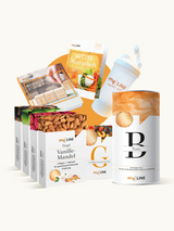 myLINE Starterpaket 12 Tage mit Shakes, Riegeln und gratis Shaker zum einfachen Abnehmen und gesunde Mahlzeiten für Gewichtsreduktion. Leichte Rezepte zum Abnehmen sind kostenlos dabei.