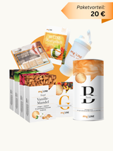 myLINE Starterpaket 12 Tage mit Shakes, Riegeln und gratis Shaker zum einfachen Abnehmen und gesunde Mahlzeiten für Gewichtsreduktion. Leichte Rezepte zum Abnehmen sind kostenlos dabei.