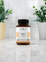 Eine Dose DUALINE Vital C - Pro 1000 mg Complex unterstützt dein Immunsystem