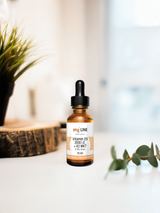 Eine Flasche myLINE Vitamin D3 2500 I.E. + K2 MK7 - D Plus Drops unterstützt die Funktion deines Immunsystems